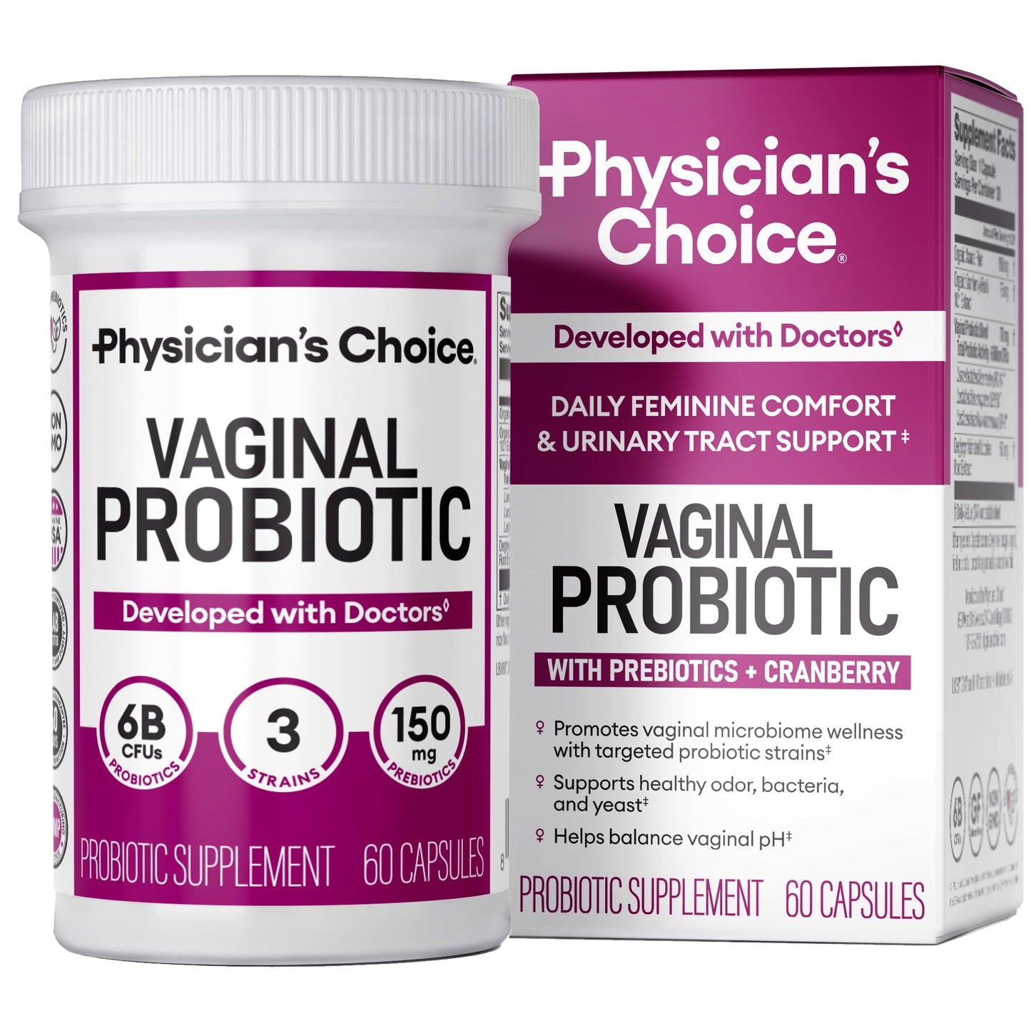 Promo 7: Probióticos vaginales Physicians Choice